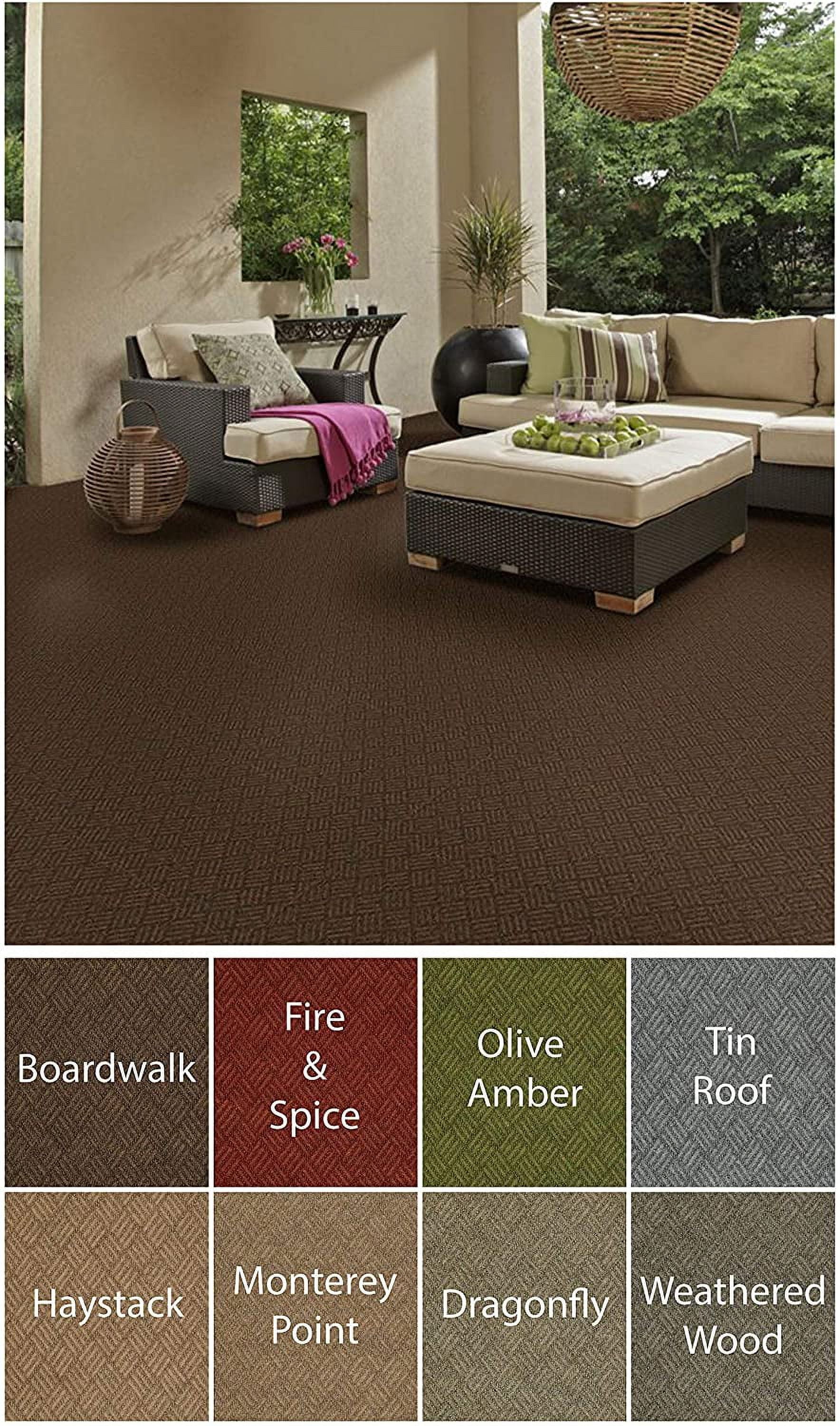 6'x18' Boardwalk - Indoor Outdoor Area Rug Carpet Runners with a ...