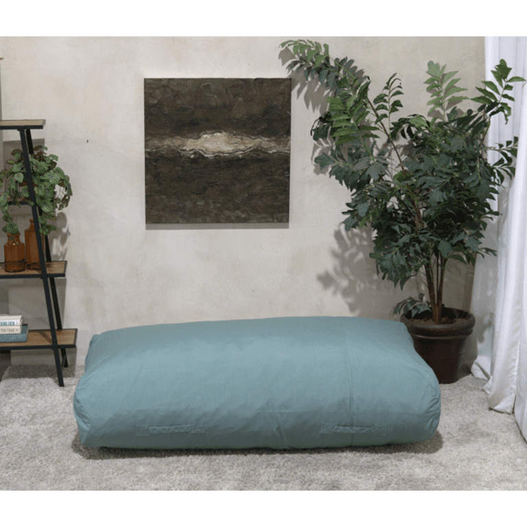 6'x3' Modern Lounger Bean Bag Chair, Rectangular Bean Bag with