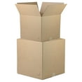 thumbnail image 1 of 6"x6"x4" Brown/ Corrugated Cardboard Shipping Boxes 100-Pack | Mailing, Packing, Moving & Storage for Business/Home – Durable - Eco-Friendly, Recyclable - Made in the USA, 1 of 7