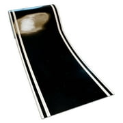 6"x72" Black Glossy Vinyl Racing Stripes