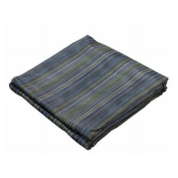 6'x8' 50% Shade Multi Color Mesh Tarp for Outdoor w/Grommets - 10 Oz Heavy Duty PVC Coated Mesh Tarps for Dump Truck, Rolloff Trucks - Mesh Shade Net Cloth for Sun, Plant, Patio