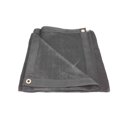 thumbnail image 1 of 6'x8' Black 70% Shade Mesh Tarp for Outdoor w/ Grommets - 6 Oz Extra Durable Heavy Duty Mesh Tarps for Dump Truck, Rolloff Trucks - Mesh Shade Net Cloth for Sun, Plant, Patio, 1 of 9