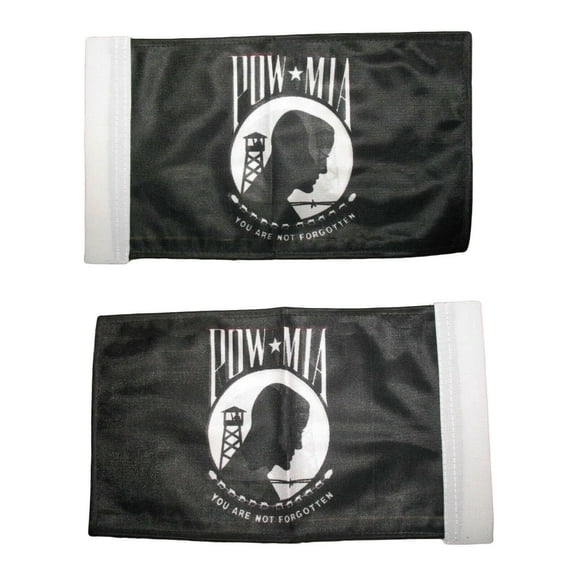 6"x9" 6x9 Pow Mia Nylon Boat Motorcycle Car Double Sided Flag Banner Sleeve