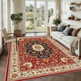thumbnail image 1 of 6'x9' Runner Carpet Washable Carpet For Living Room Big Area Rug Machine Washable Area Rug Western Area Rug, 1 of 10