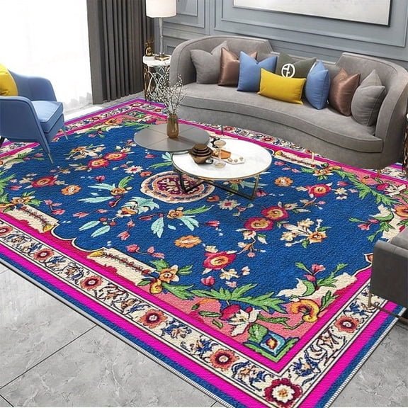 6'x9' Washable Carpet Carpet Slip Grip Area Rug Sets Area Rug Thick High Traffic Area Rug