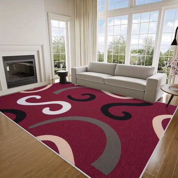 6'x9' carpet small runway carpet low pile area rug modern area rug plush area rug