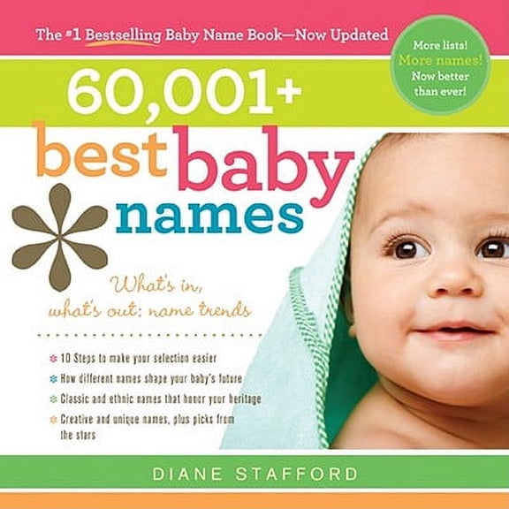 Pre-Owned 60,001+ Best Baby Names (Paperback) 140226027X 9781402260278