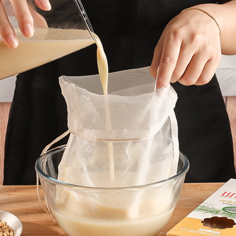 60/100/300/500 Mesh Food Strainer Bags for Straining Almond Milk Soy
