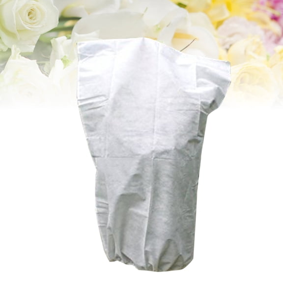 60*110cm Non-Woven Fabrics Plant Tree Flower Plant Garden Greenhouse Cover for Winter Cold Protection (White)