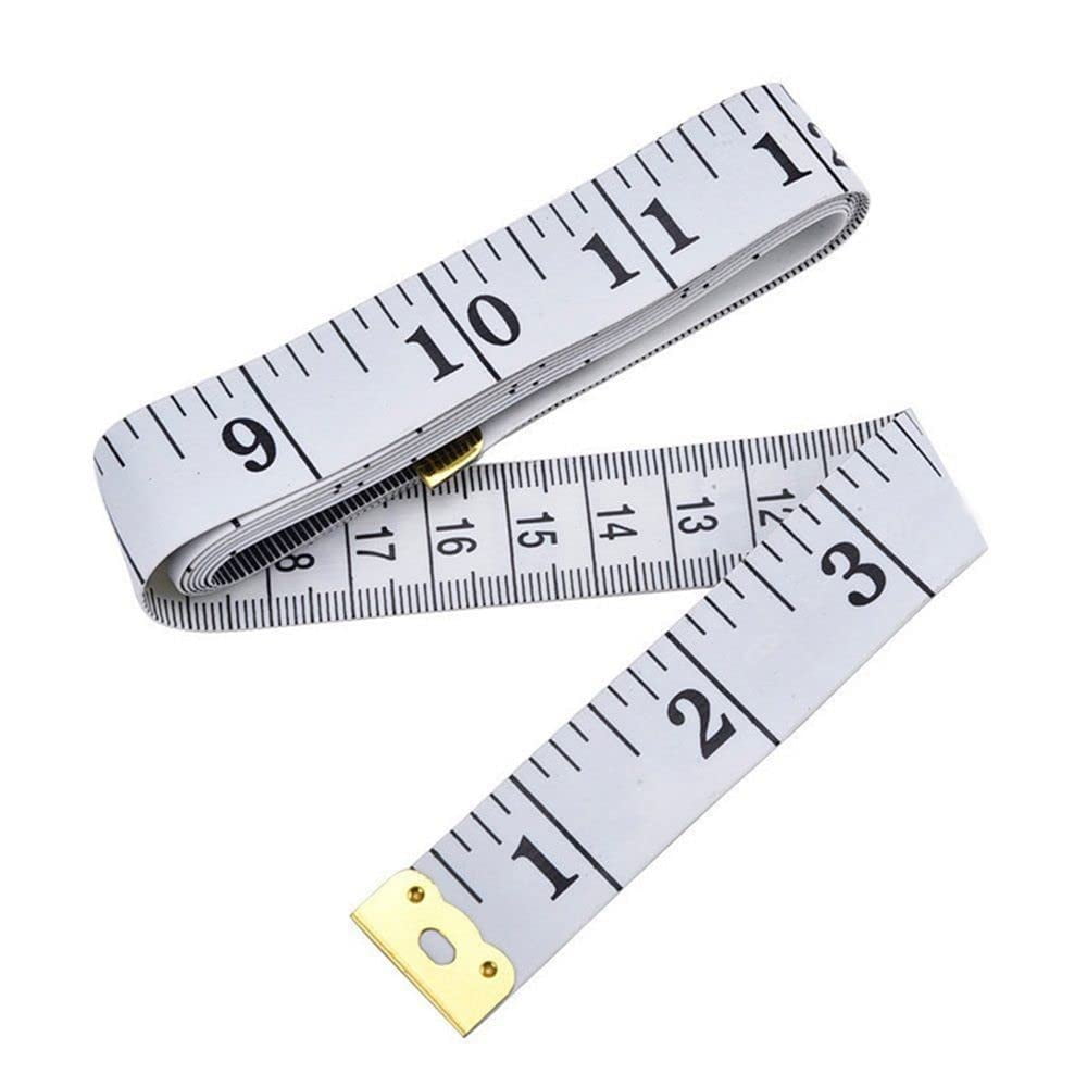 3Pcs Tape Measure with Fractions Adhesive Measuring Tape Adhesive Ruler  Waterproof Sticky Measuring Tape in 40 Inch, 24 Inch,12 Inch Double Scale