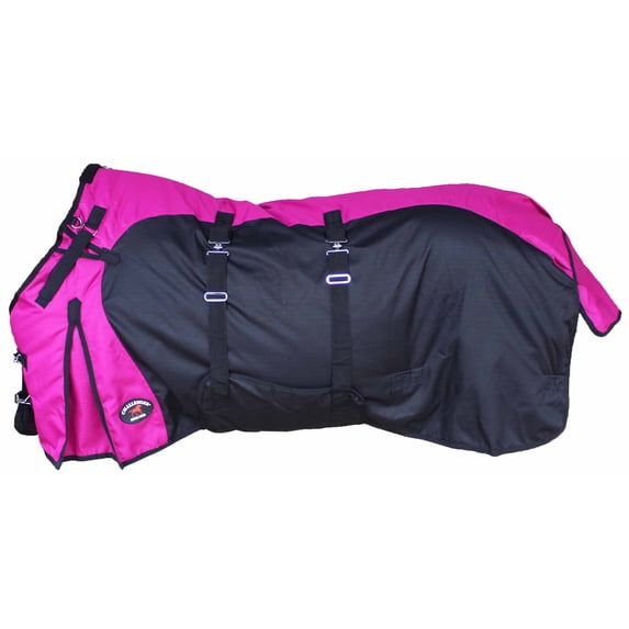 60" 1200D Turnout Lightweight Bellyband Rain Horse Winter Blanket Sheet 383B