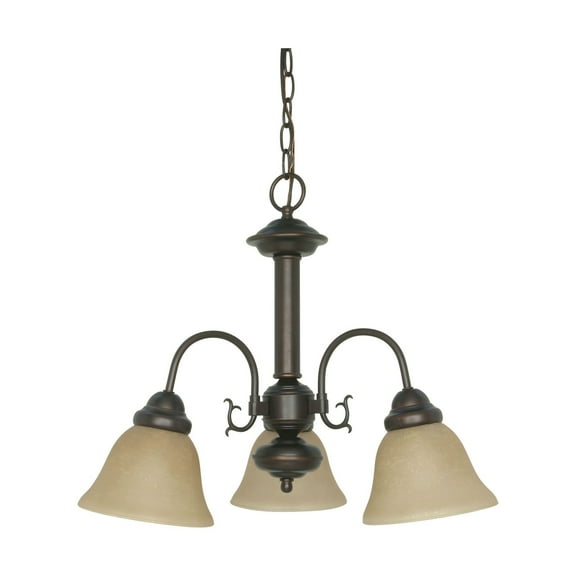 60/1252 Nuvo Lighting Ballerina-Three Light Chandelier-20 Inches Wide by 17 Inches High -Traditional Installation