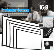 60-150" Portable Projector Screen Home Outdoor Camping 3D HD 16:9 Movie Theater-120 inch