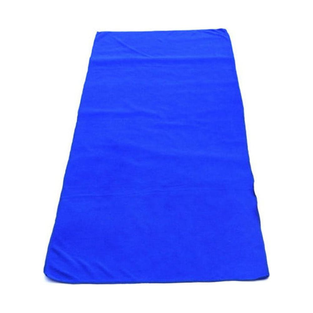 60*160cm Large Blue Microfibre Towel for Car Drying Cleaning Waxing
