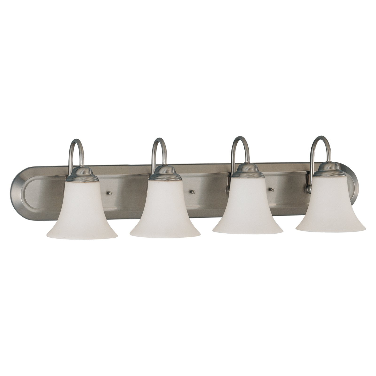 Dupont Transitional Brushed Nickel 4-Light Bathroom Vanity