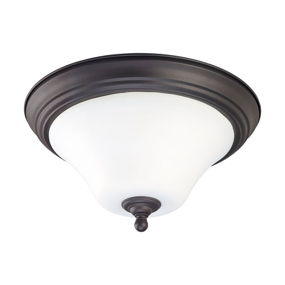 60/1846 Nuvo Lighting Dupont-Two Light Flush Mount-15 Inches Wide by 7.75 Inches High