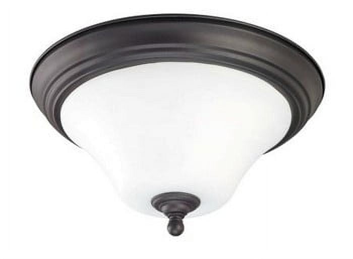Dupont Dark Chocolate Bronze Flush Mount Ceiling Light