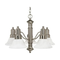 60/189-Nuvo Lighting-Gotham-Five Light Chandelier-24.5 Inches Wide by 17.5 Inches High -Traditional Installation