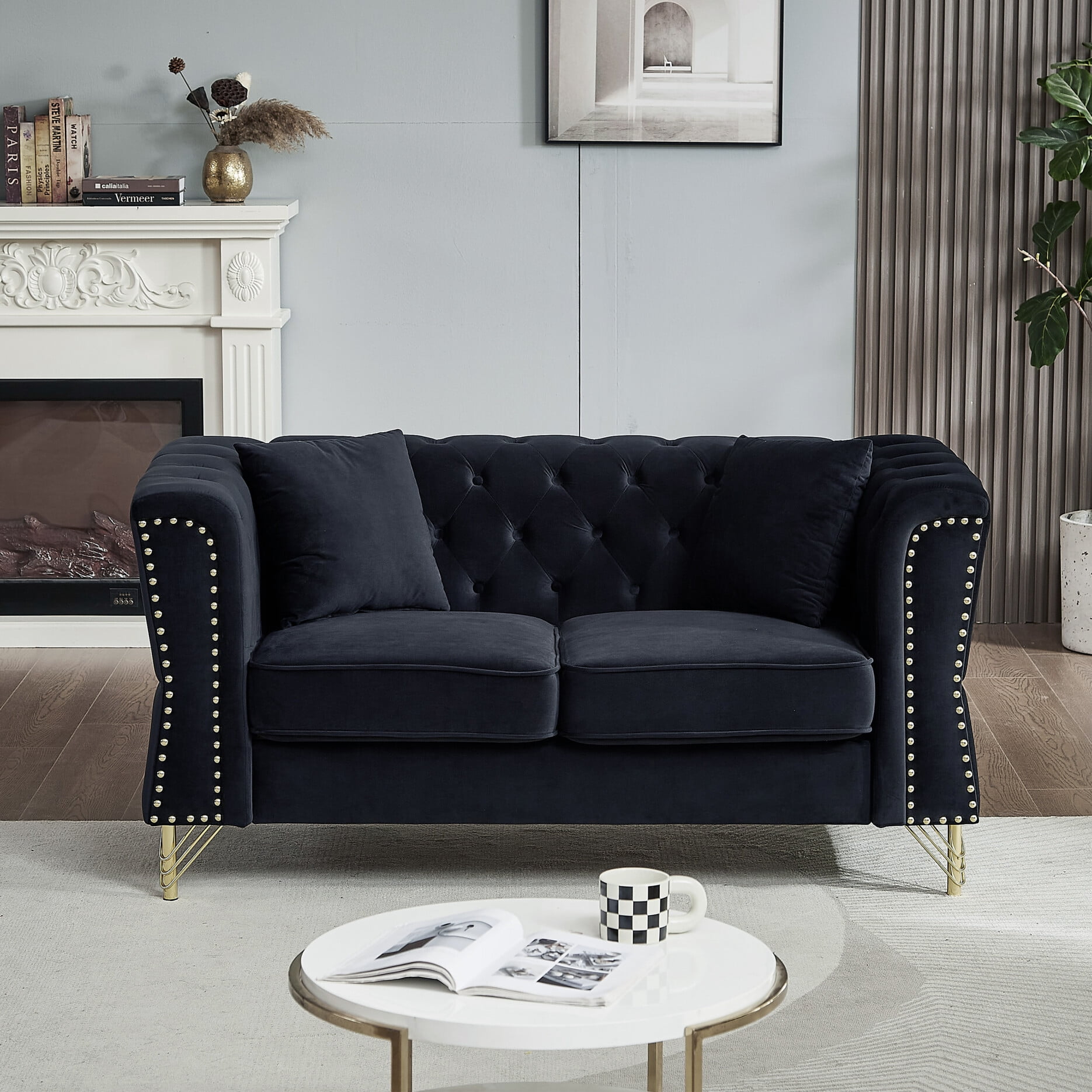 Chesterfield style 2 seater sofa discount