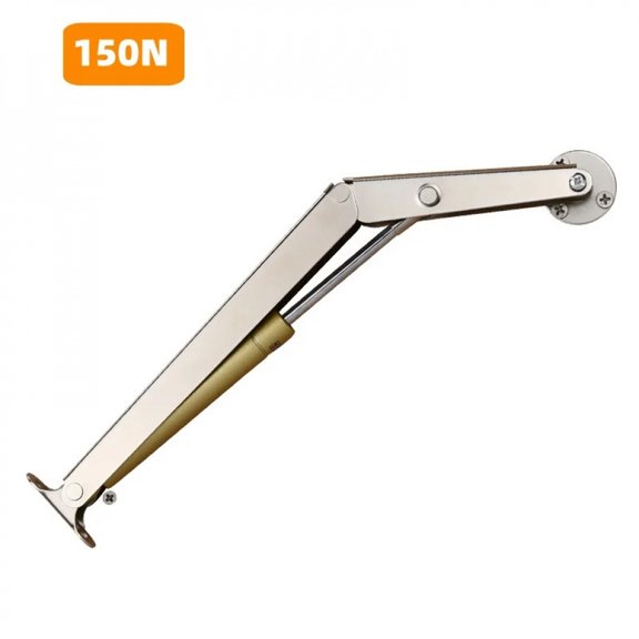 60-200N Heavy-Duty Upward Flap Door Air Pressure Lever Random Stop Furniture Hinge Soft Closing Slow Closing Cover Support