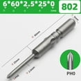 thumbnail image 1 of 60-200mm Electric Cross Screwdriver Bit Set for 802/6C Driver, 1 of 8