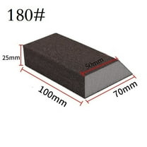 60-240Grit Wall Tile Grinding Sponge Sand Block Sandpaper Polishing Pad 100X70mm Grit 180