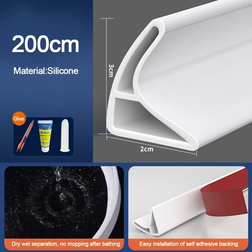 Water Riple Stop 60-250cm Water Stopper Water Retaining Strip A-200CM - Walmart.com