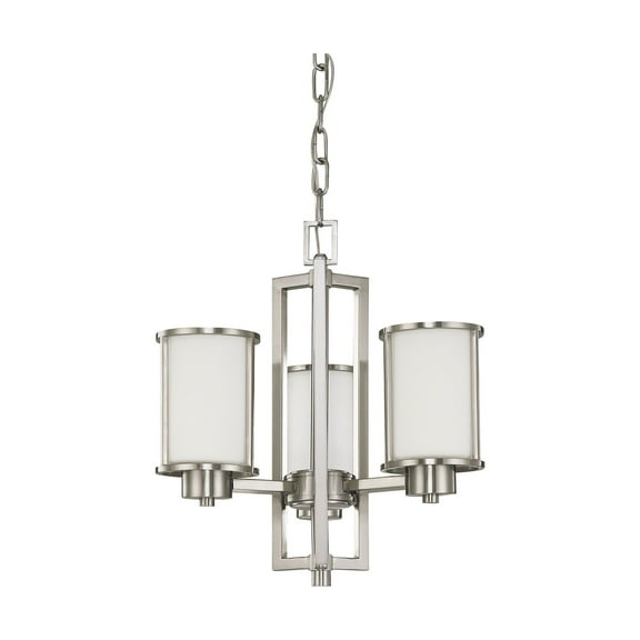 60/2851 Nuvo Lighting Odeon-Three Light Chandelier-17.75 Inches Wide by 18.5 Inches High -Traditional Installation