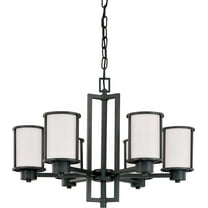 60/2975 Nuvo Lighting Odeon-Six Light Chandelier-28 Inches Wide by 19.88 Inches High -Traditional Installation