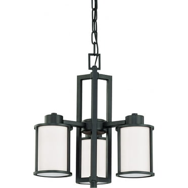 60/2976-Nuvo Lighting-Odeon-Three Light Chandelier-17.75 Inches Wide by 18.5 Inches High     -Traditional Installation