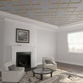thumbnail image 1 of 60 3/8"W x 60 3/8"H x 3/8"T King Size Fowler Decorative Fretwork Wood Ceiling Panels, Red Oak, 1 of 10