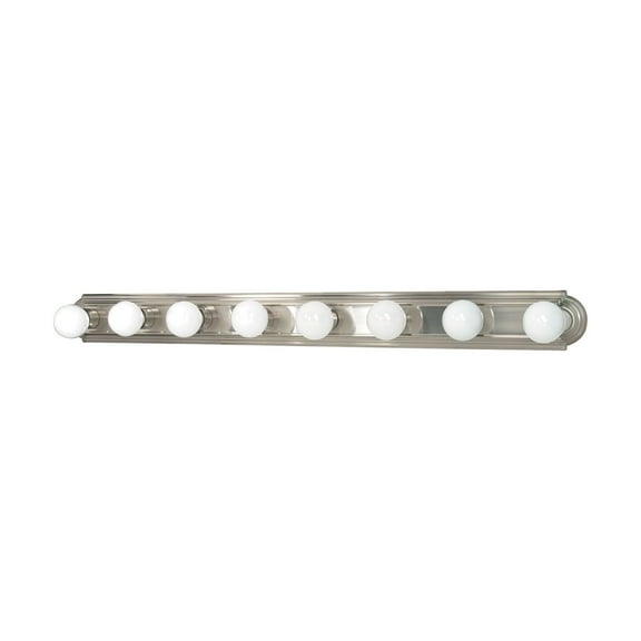 60/303 Nuvo Lighting Eight Light Vanity Racetrack Style