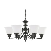 60/3169 Nuvo Lighting Empire-Six Light Chandelier-26 Inches Wide by 14 Inches High -Traditional Installation