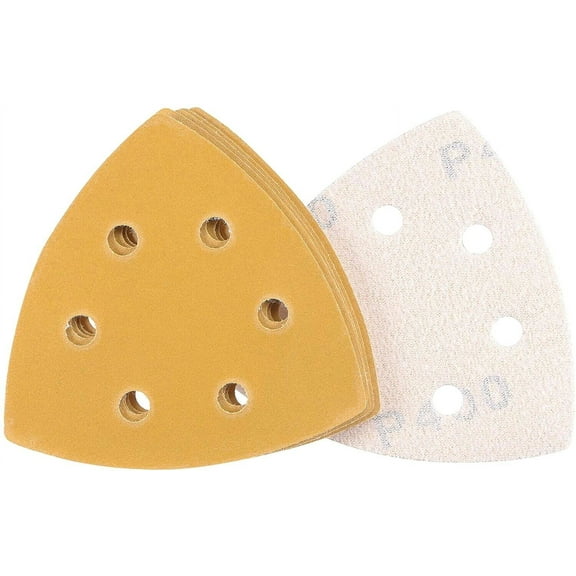 60-320 Grit Oscillating Multi-Tool Hook Loop Triangle Sanding Pads Sandpaper