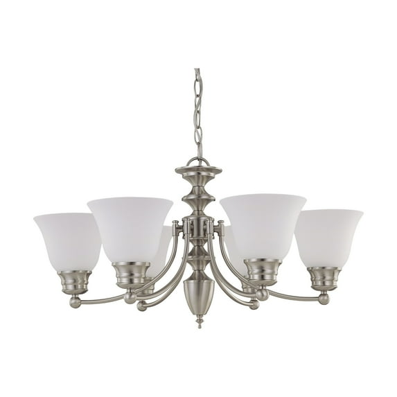 60/3255 Nuvo Lighting Empire-Six Light Chandelier-26 Inches Wide by 14 Inches High -Traditional Installation
