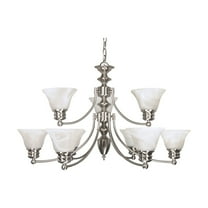 60/360 Nuvo Lighting Empire-Nine Light Chandelier-32 Inches Wide by 18 Inches High     -Traditional Installation