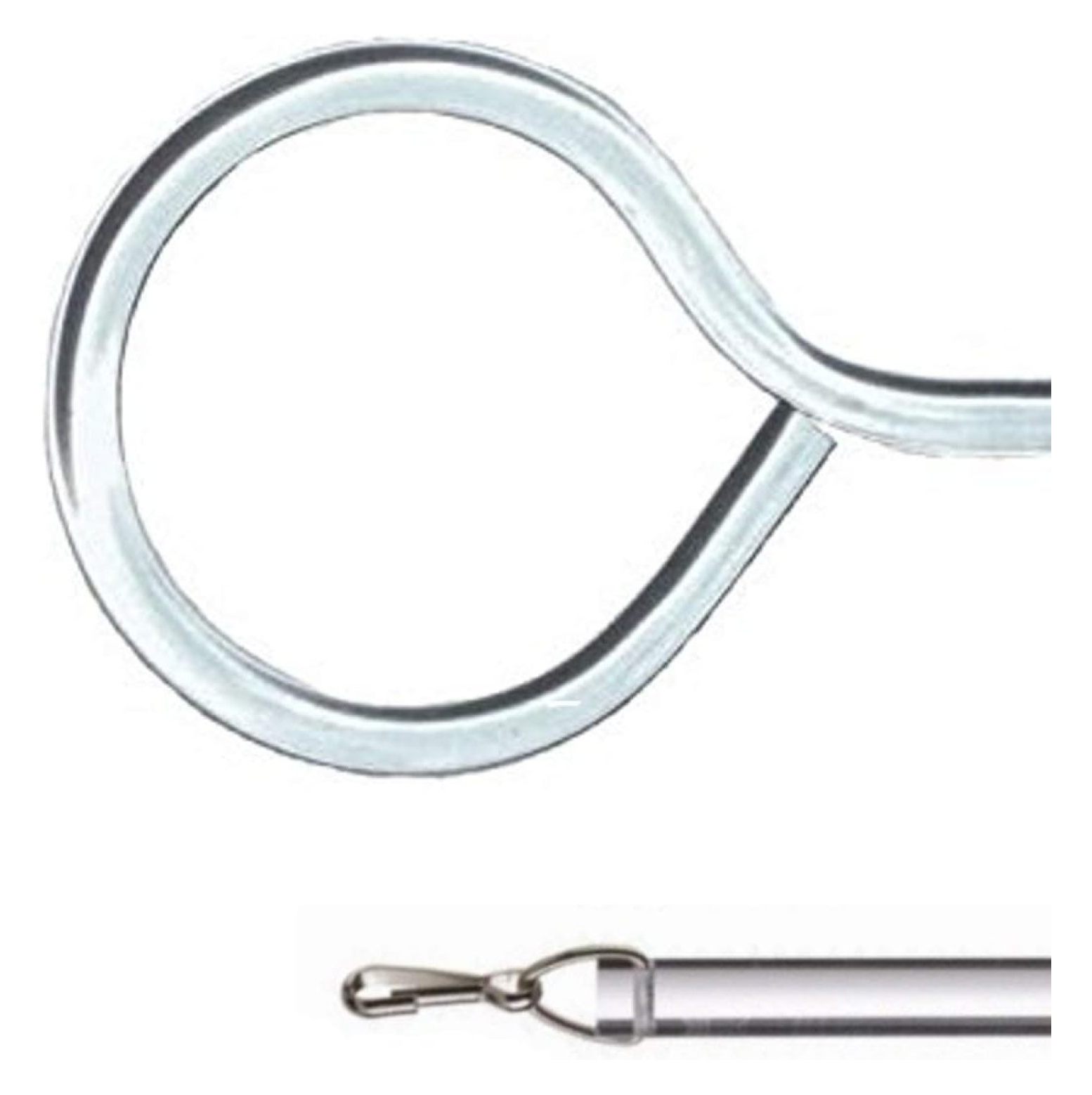 60" 4" Loop EasyGrab Handicap Drapery Baton Curtain Wand with