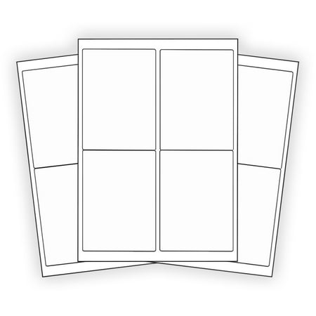 (60) 4 x 5 EcoSwift Laser/Ink Address Shipping Adhesive Labels 4 per sheet