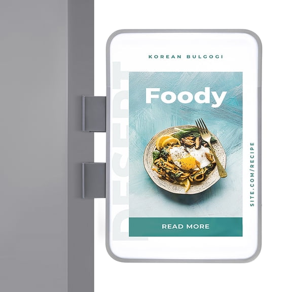 60*40*14cm White Rectangular LED Poster Frame Illuminated Backlit Movie Poster Frame for Chrismas Decorations Home Theater Advertisement