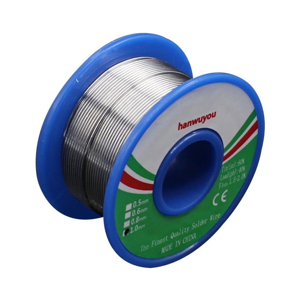 Tin Lead Core Solder Wire (Sn63Pb37) – 0.6mm Diameter, 50g, For Electronics, DIY, Circuit Board Repair & Welding