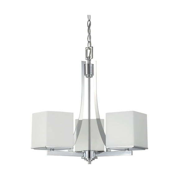 60/4085 Nuvo Lighting Bento-Three Light Chandelier-20.25 Inches Wide by 21 Inches High     -Traditional Installation