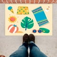 60*40cm Bathroom Doormat Indoor Carpet Non Washable Low Pile Floor