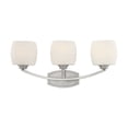 thumbnail image 1 of 60/4183 Nuvo Lighting Helium-Three Light Bath Vanity-24.5 Inches Wide by 10.75 Inches High, 1 of 2