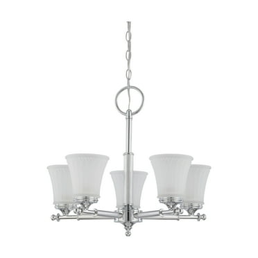 60/4265-Nuvo Lighting-Teller-Five Light Chandelier-22 Inches Wide by 19.5 Inches High     -Traditional Installation