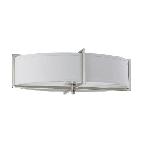 60/4469 Ceiling Fixtures Portia Indoor Lighting Flush Mount ;Brushed Nickel