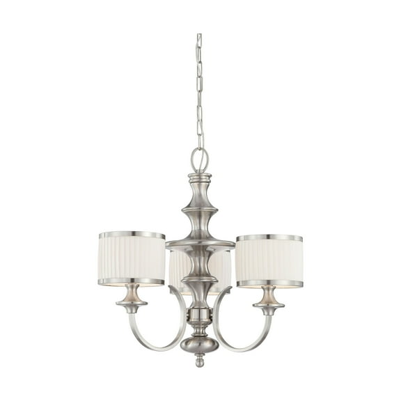 60/4734 Nuvo Lighting Candice-Three Light Chandelier-24 Inches Wide by 24.5 Inches High     -Traditional Installation