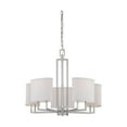 thumbnail image 1 of 60/4755 Nuvo Lighting Gemini-Five Light Chandelier-25 Inches Wide by 21.25 Inches High     -Traditional Installation, 1 of 2