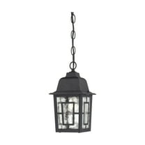 Nuvo Lighting 60/4933 Banyon Single-Light Hanging Lantern with Clear Water Glass