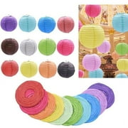 60/50/40/30/20/10Pcs/Set 10cm Decor Round Chinese Paper Lanterns Wedding Birthday Party Decor Art Crafts Decoration White Paper Lantern Hanging Lantern