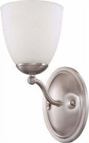 Elegant Brushed Nickel 11" Dimmable Vanity Sconce